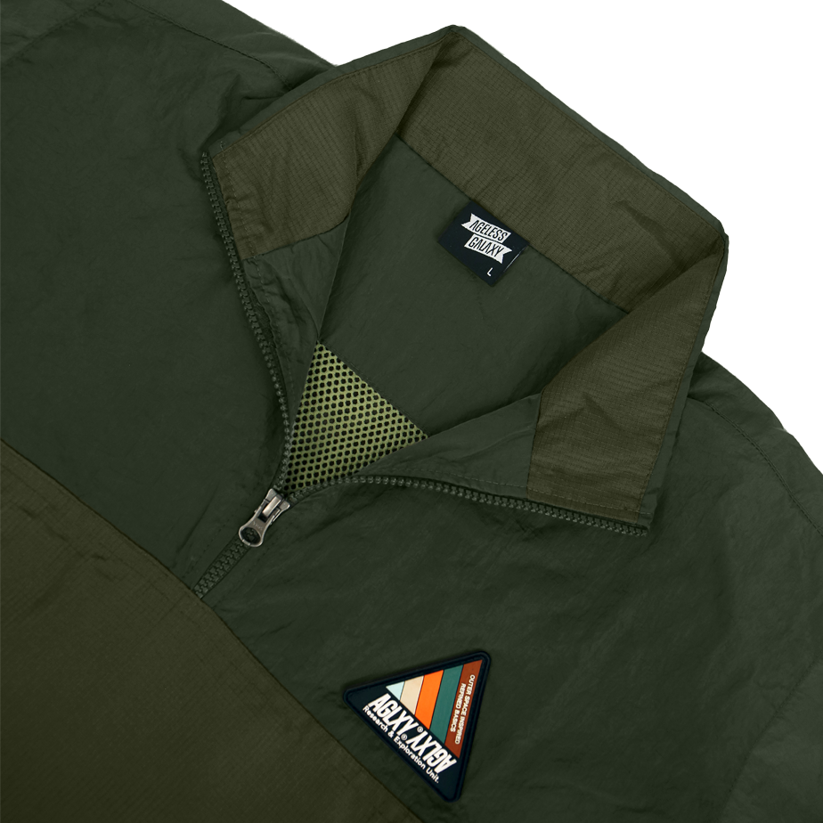 R&E Unit Half Zip Jacket 018 - Olive R&E Unit Half Zip Jacket 018 - Olive