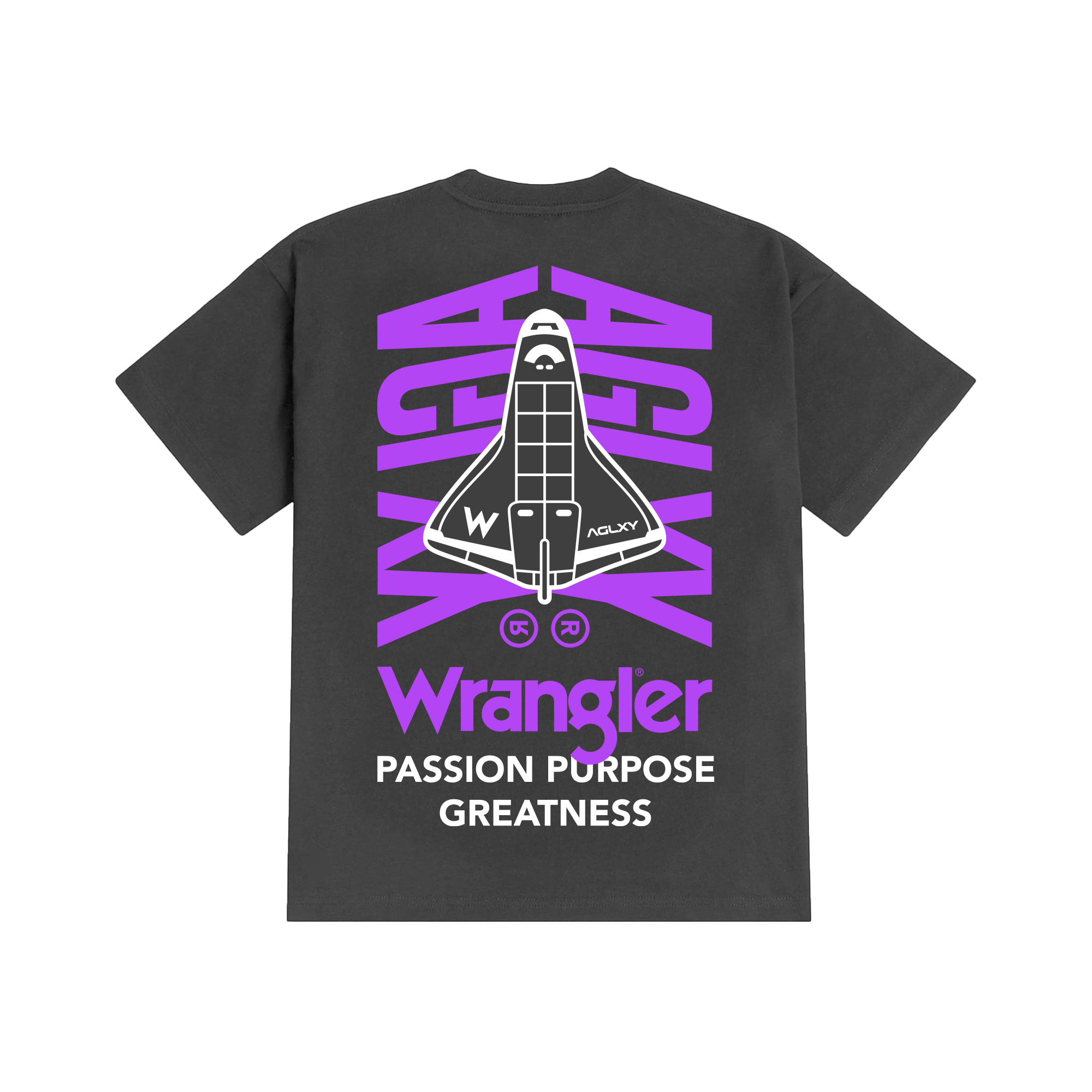 Passion Purpose Greatness Tee - Charcoal grey
