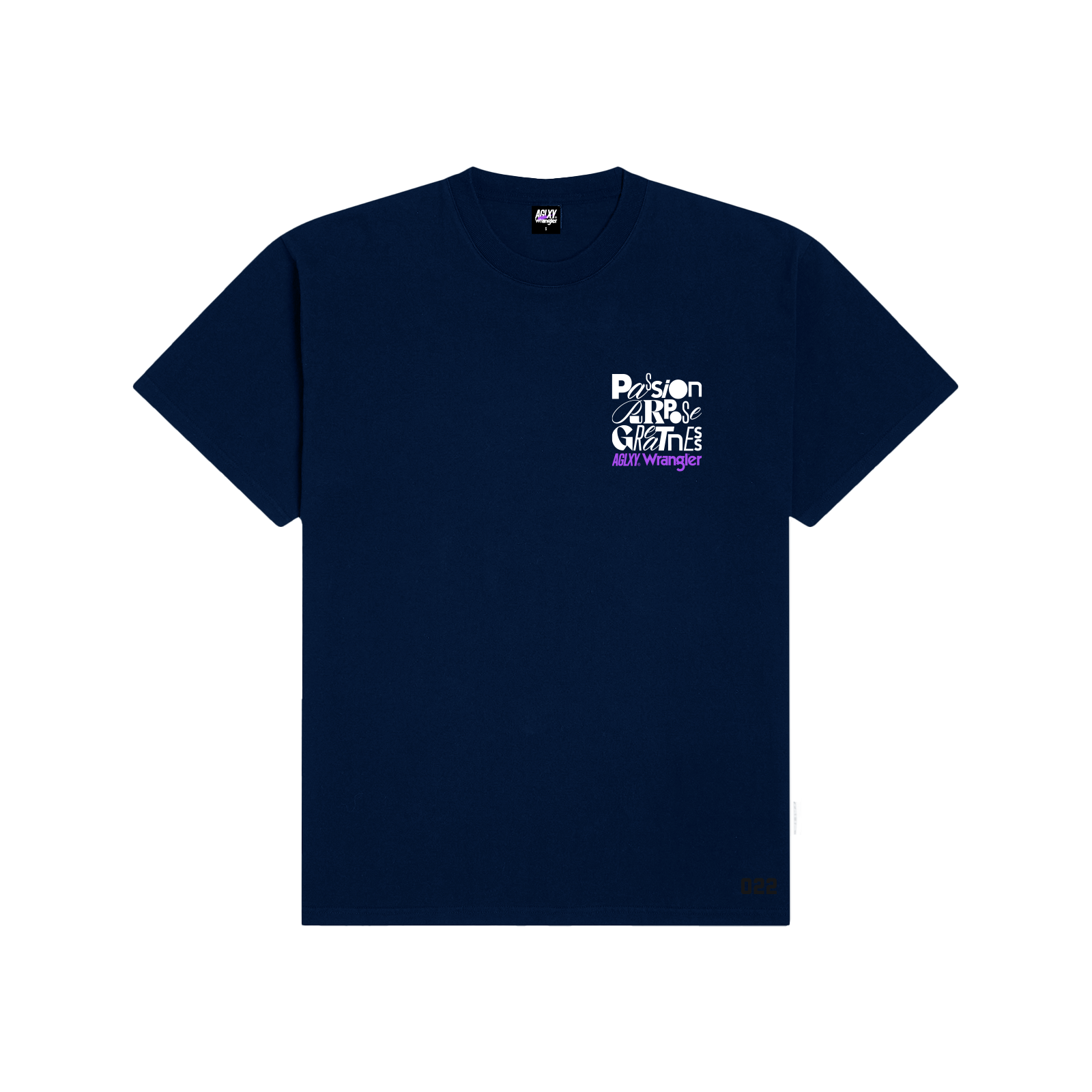 Passion Purpose Greatness Tee - Navy blue