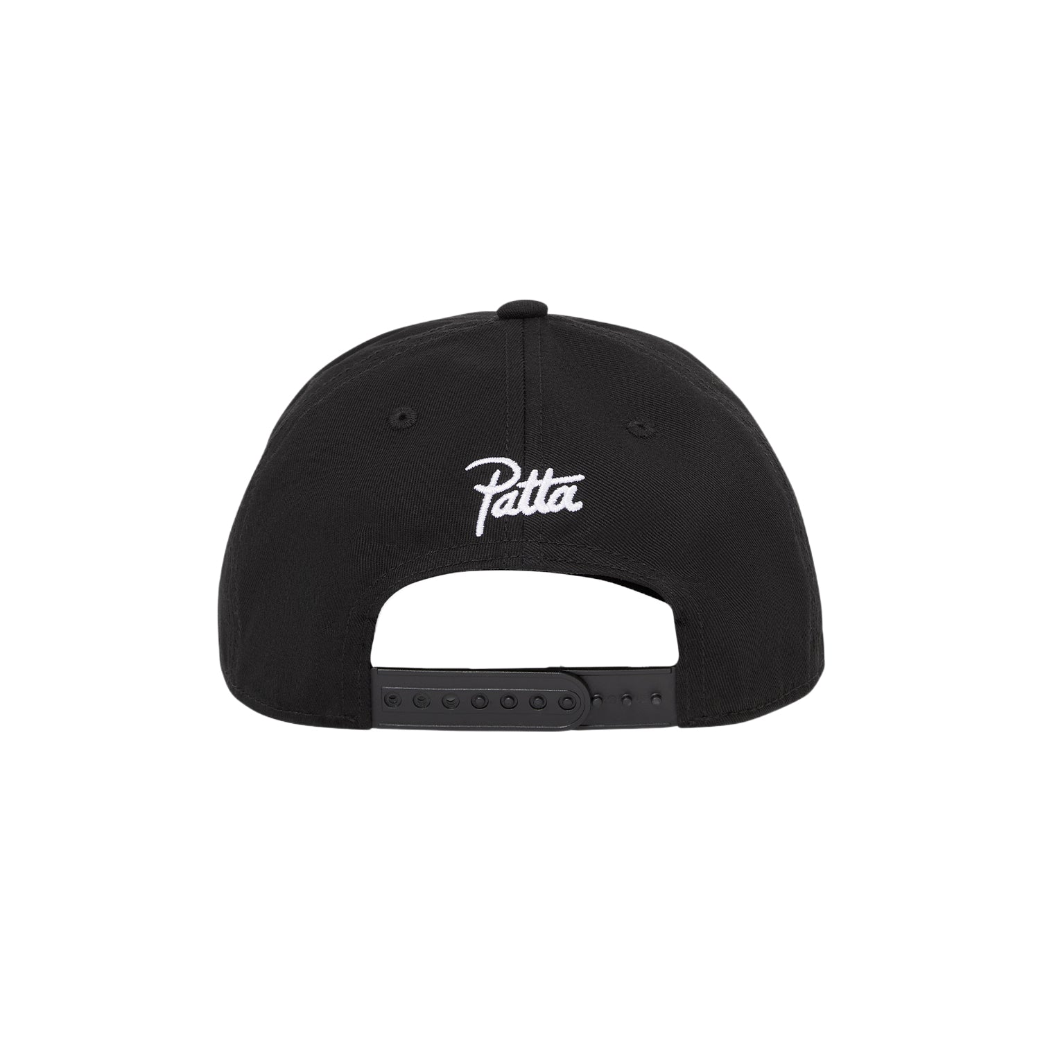 Patta Arc Logo Snapback Cap - Black/Estate Blue