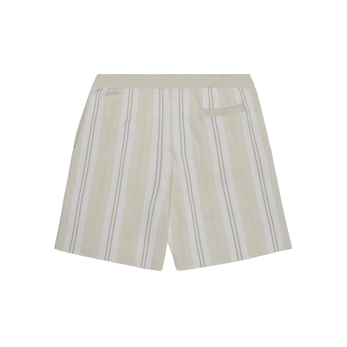 Patta Knitted Football Shorts - Oatmeal