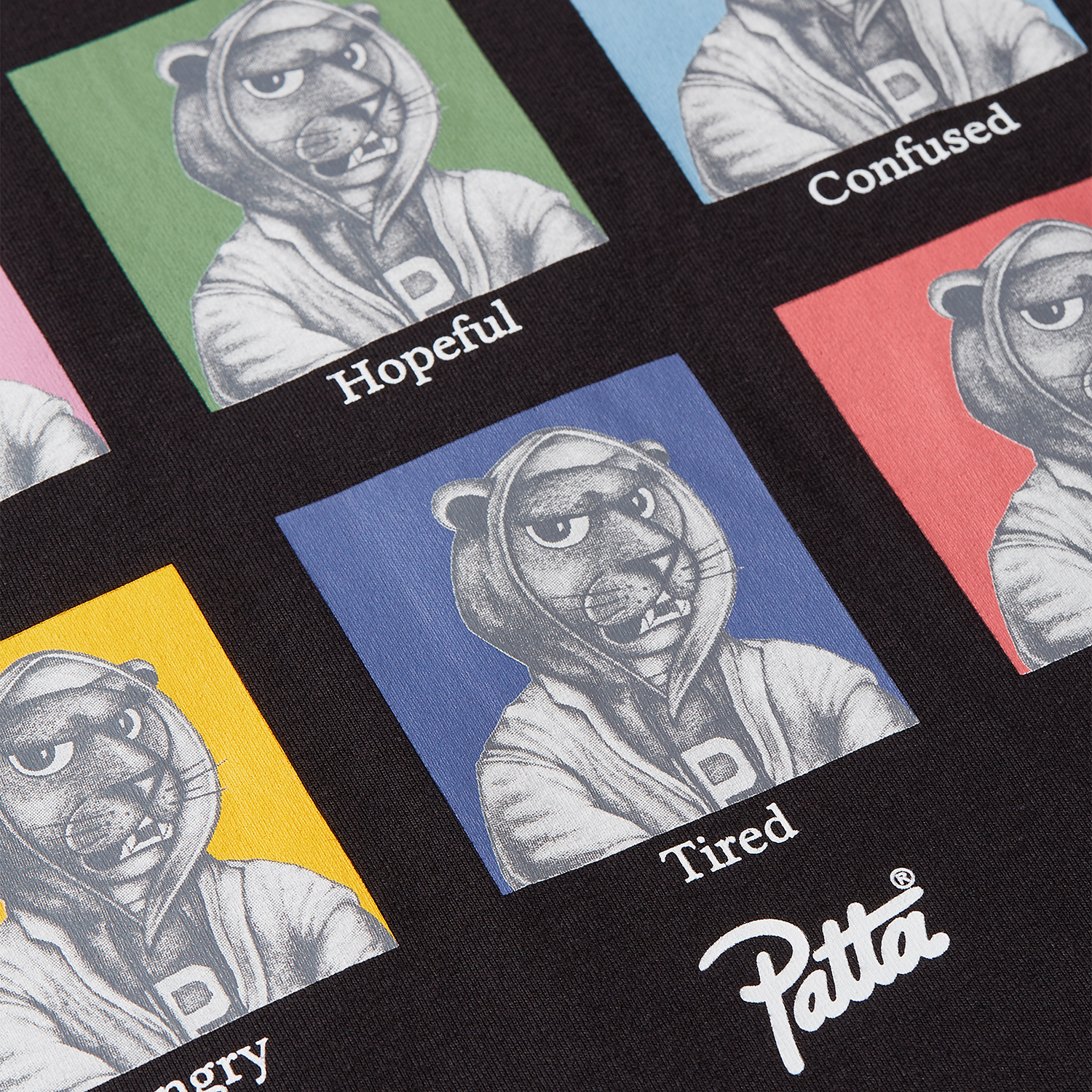 Patta Many Moods T-Shirt - Black