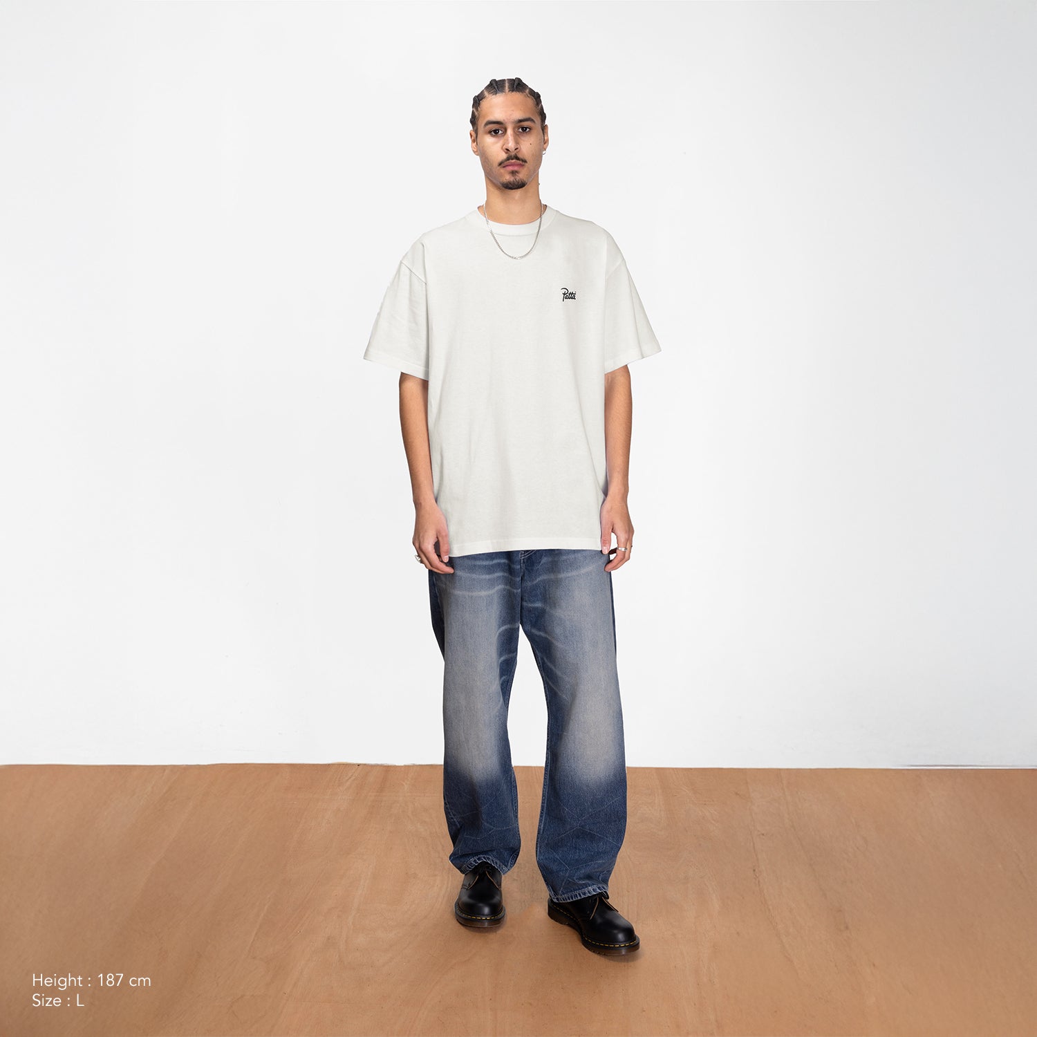 Patta Script Logo T-Shirt - White