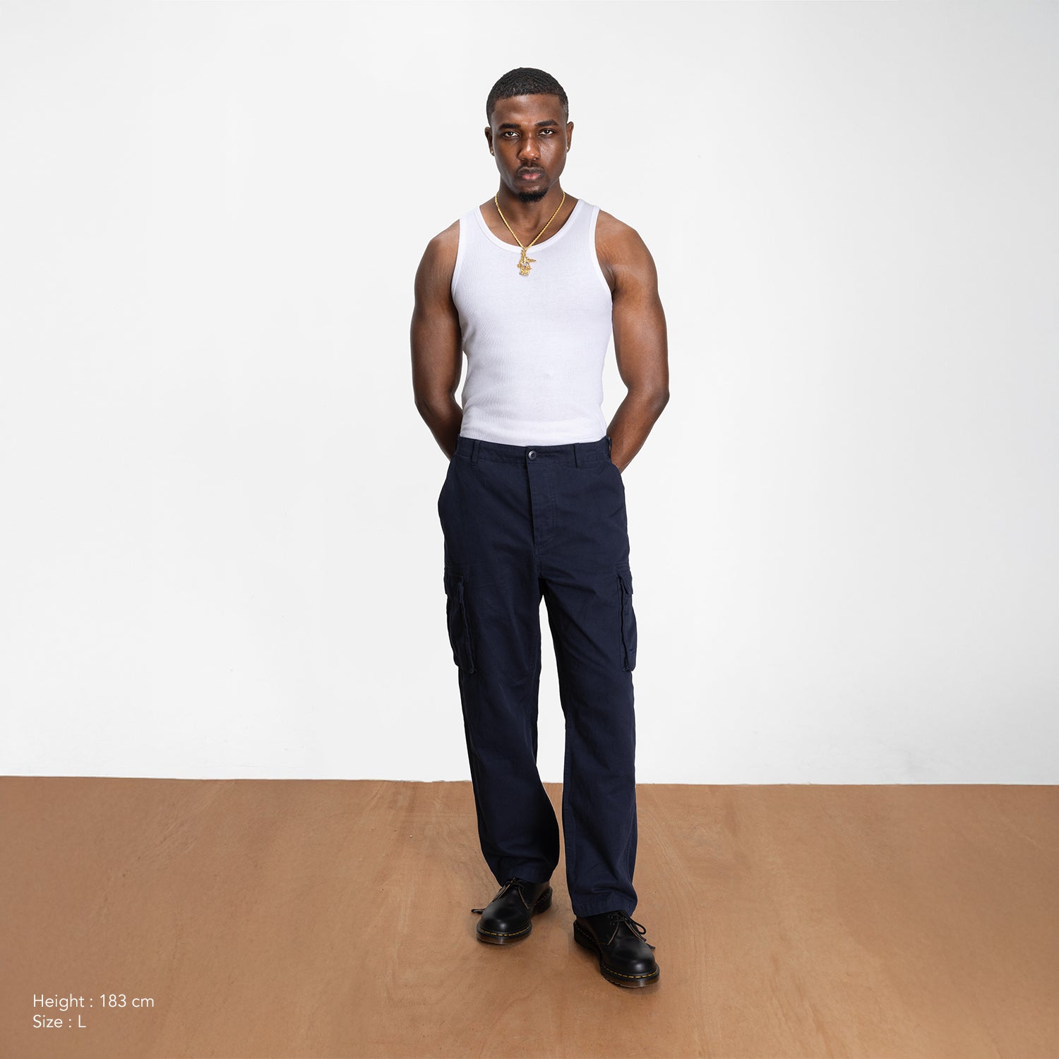 Patta Straight Cargo Pants - Parisian Night