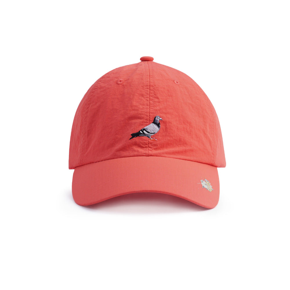 Pigeon Logo Nylon Cap - Red