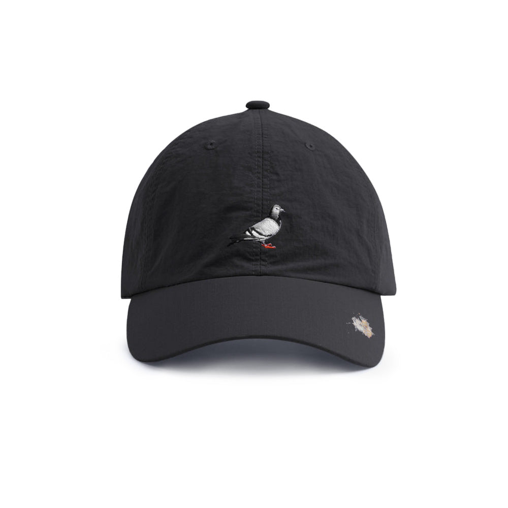 Pigeon Logo Nylon Cap - Black