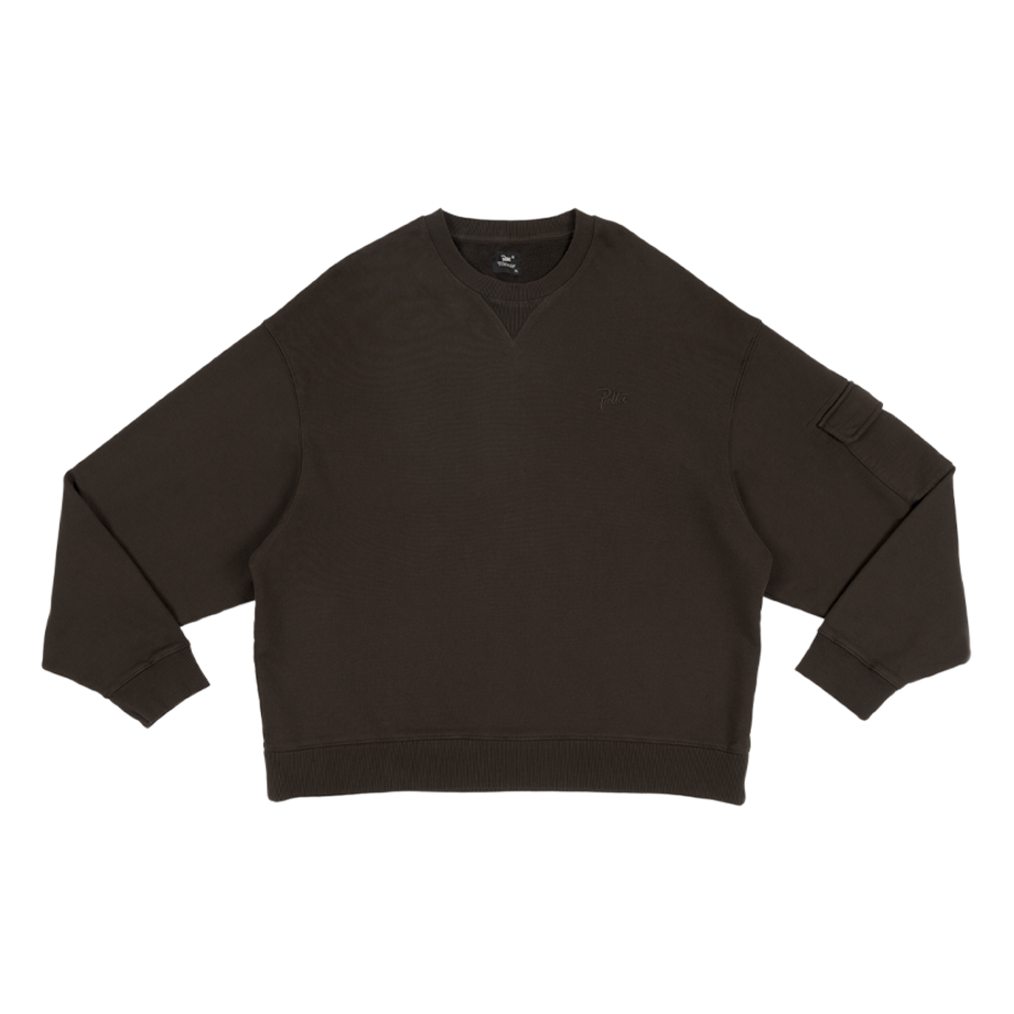 Patta Basic Pigment Dye Pocket Crewneck Sweater - Delicioso
