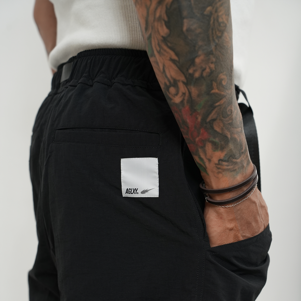 Utility 5 Pocket Nylon Shorts 022 - Black