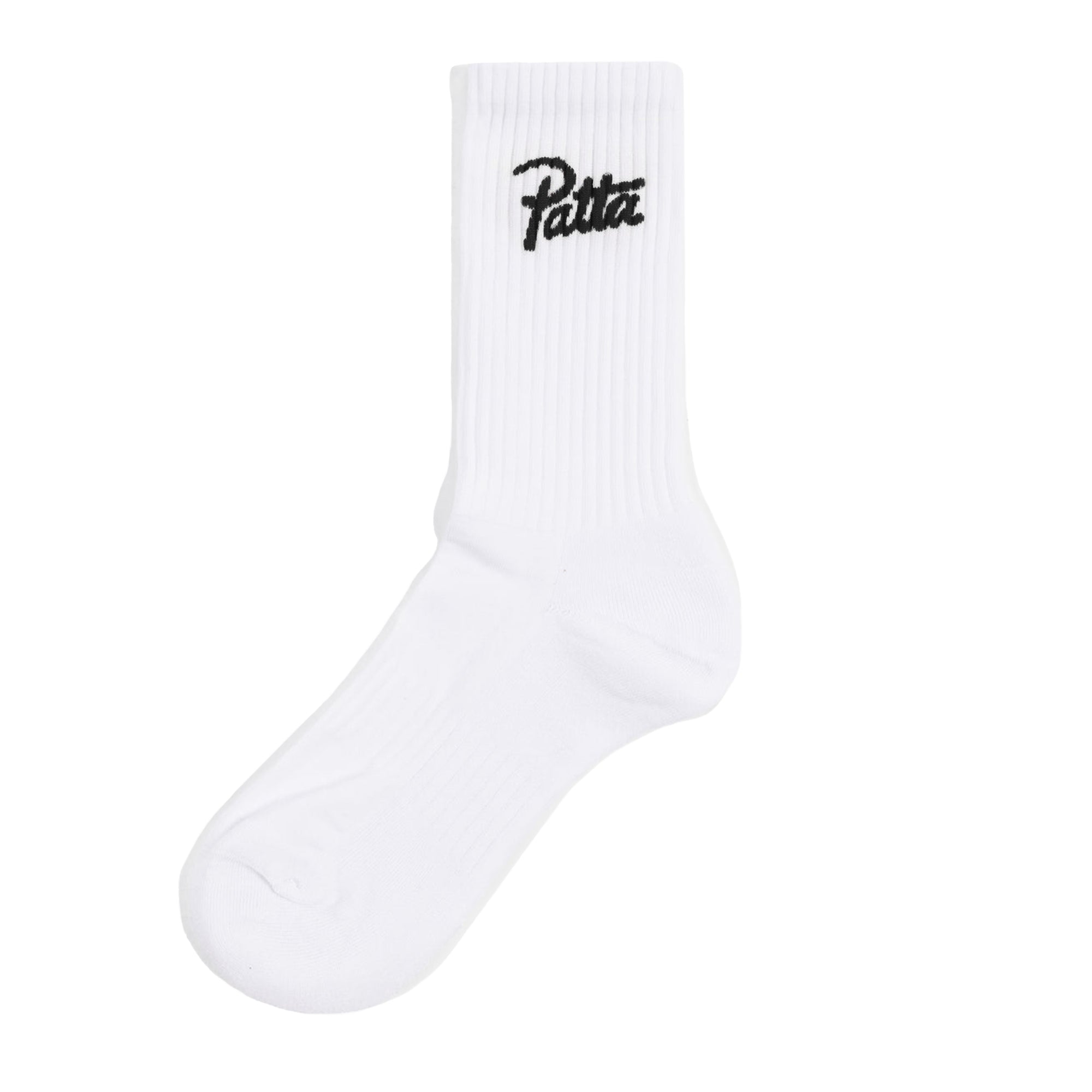 Patta Script Logo Sport Socks 2-Pack - White