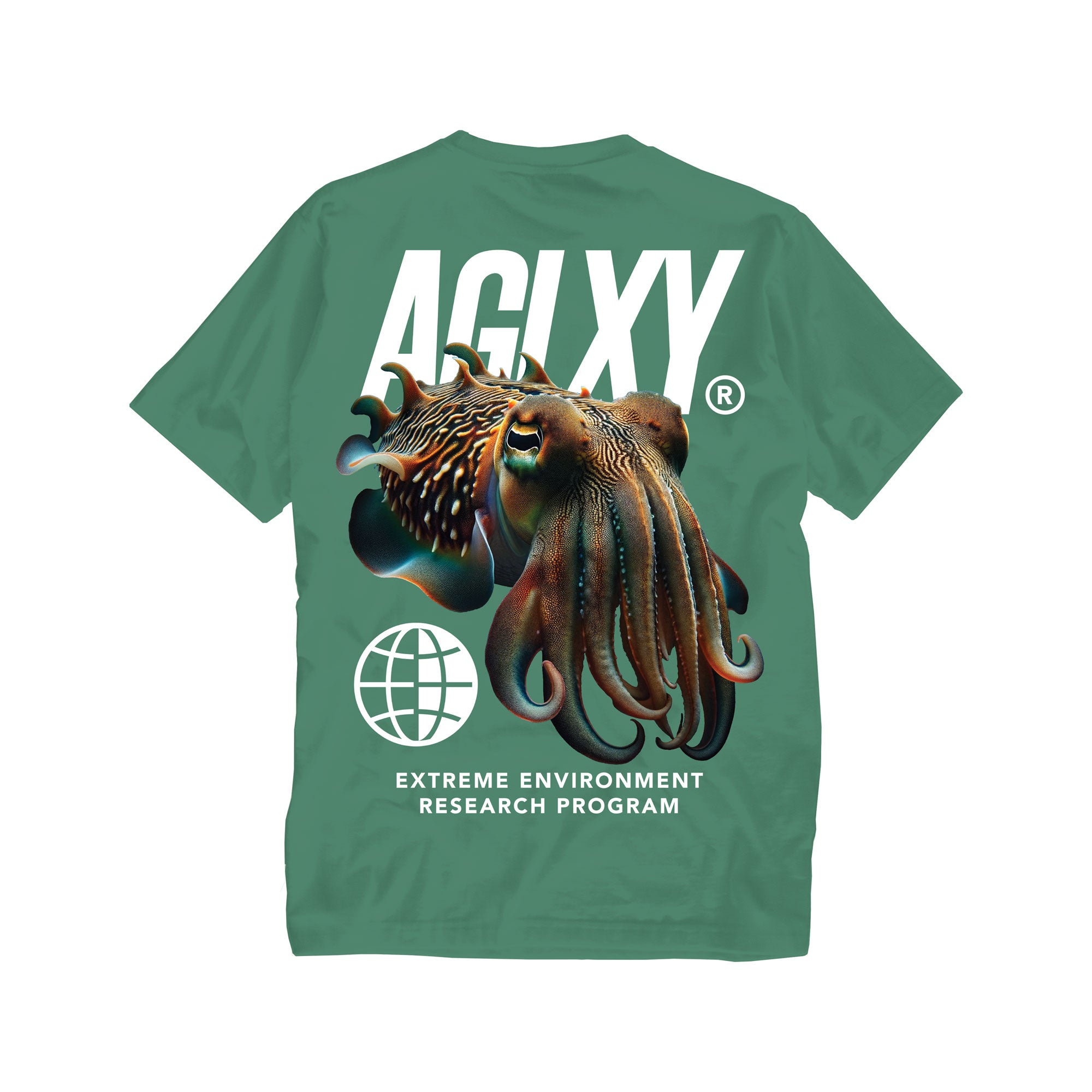 Cephalopod 020 - Dark Seafoam Green