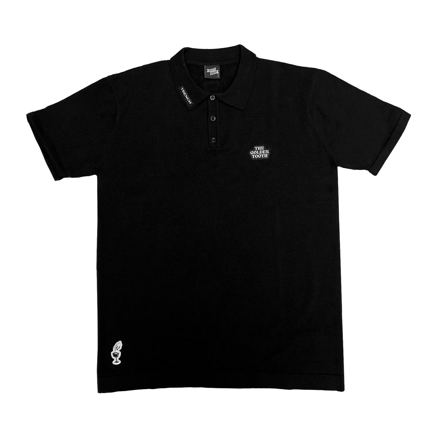 TGT x Trench Polo Shirt - Black