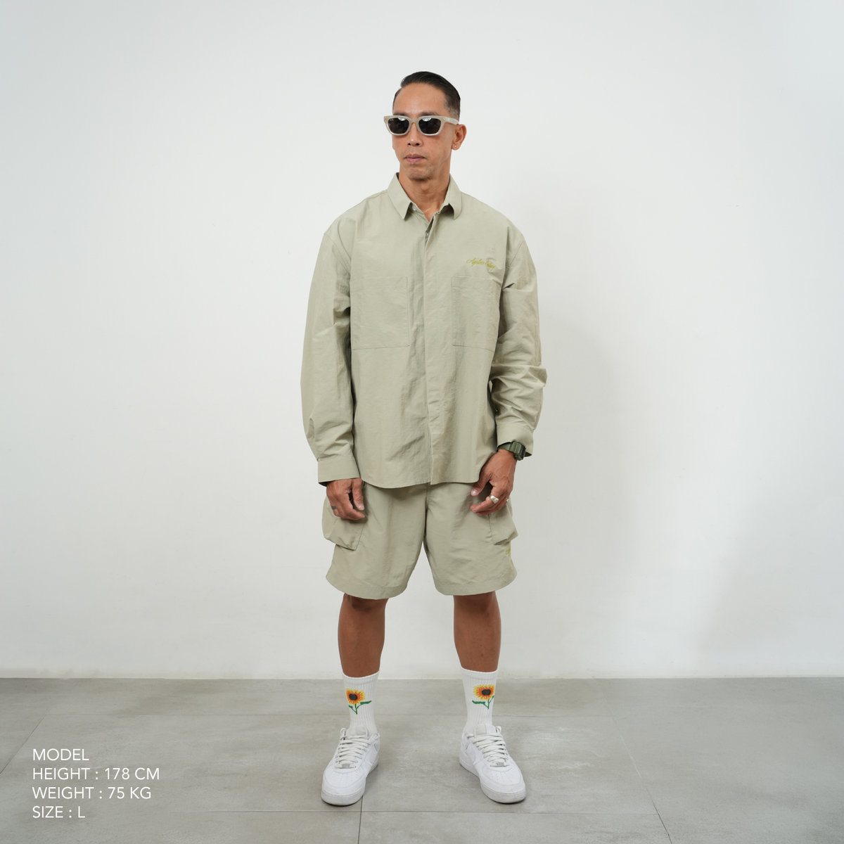 AGLXY Double Pocket Shirt 022 – Green