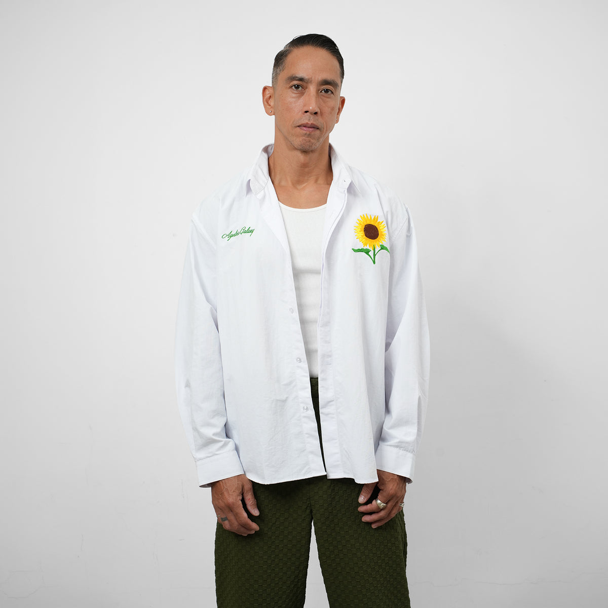 AGLXY Sunflower Shirt 022 – White
