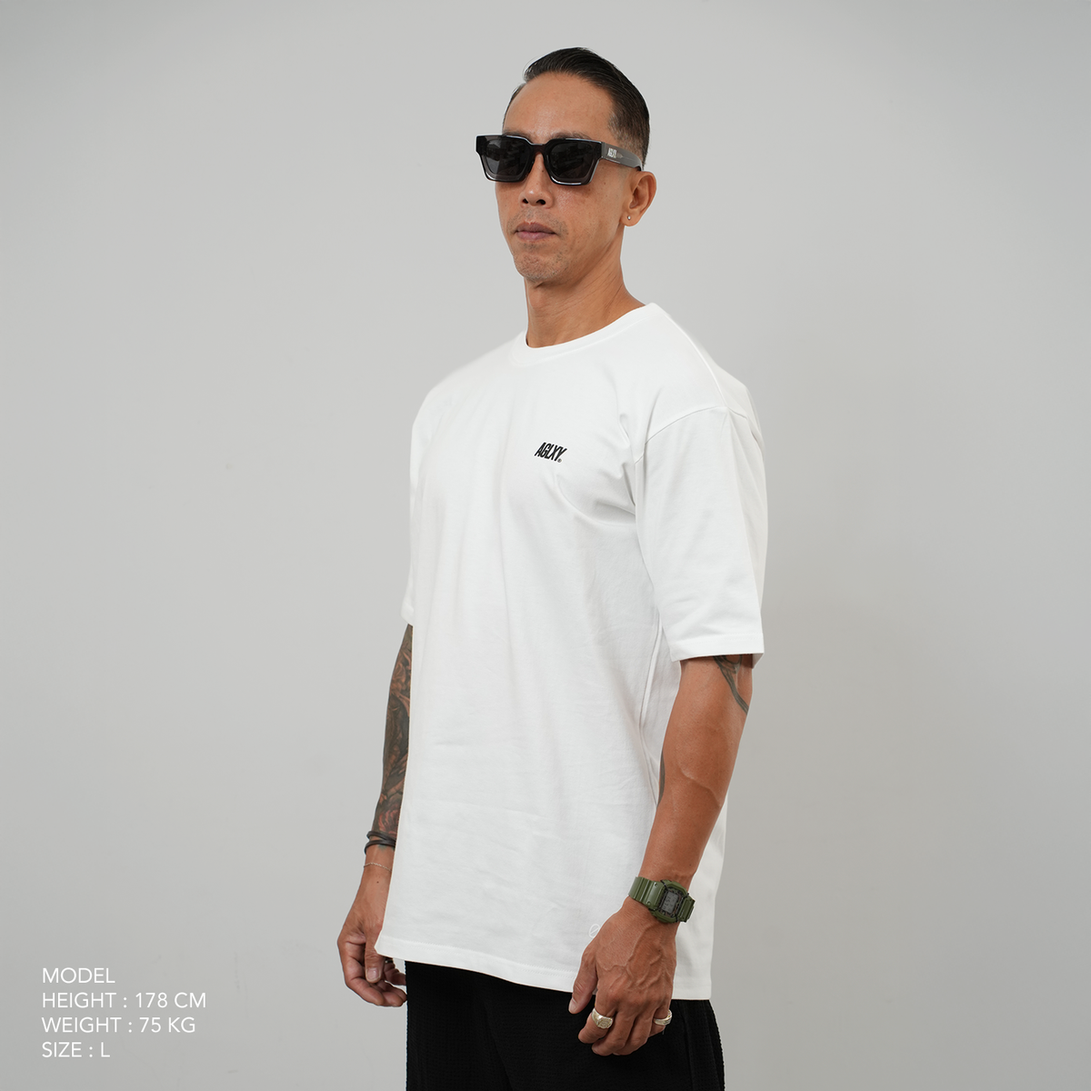 AGLXY Basic Tee 022 - White