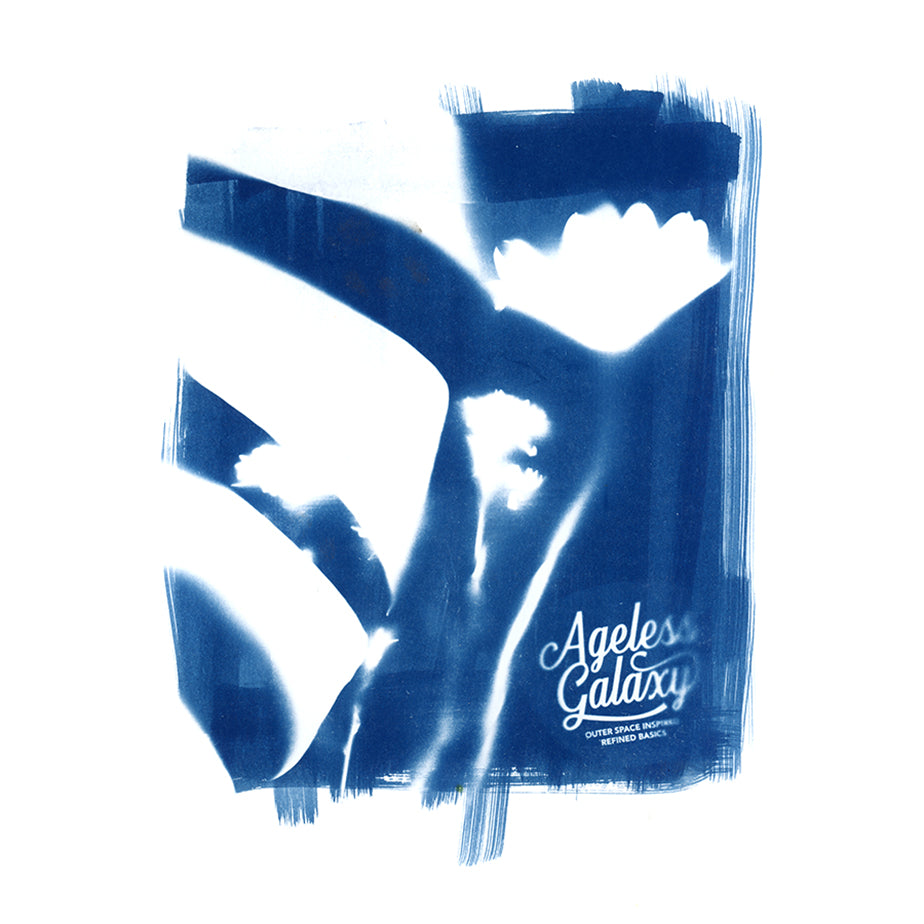 Aglxy x Blue : Cyanotype Print A5