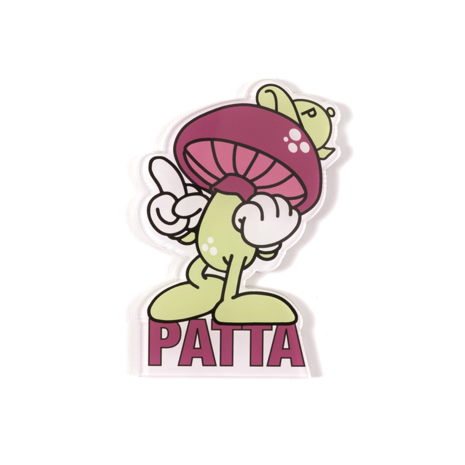 Patta Mushroom Magnet - Rose Violet / Wax Yellow